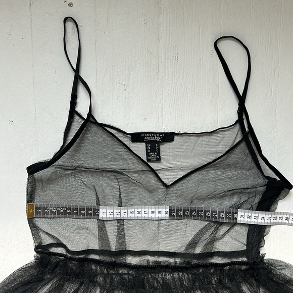 Black Mesh Dress - Picture 11 of 12